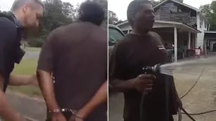 Video y polémica: la Policía de Alabama detuvo a un pastor negro mientras le regaba el jardín a su vecino