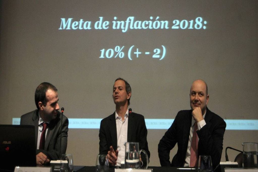 El 26 de septiembre de 2016, Federico Sturzenegger presentó las metas de inflación, que para el 2017 era de entre 12 y 17%, de entre 8% y 12% para 2018, y de 5% para 2019. Ninguna se cumplió. 