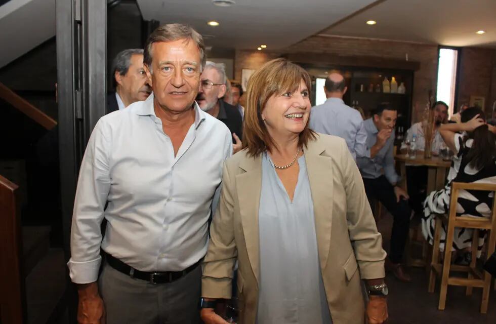 .Rodolfo Suárez y Patricia Bullrich.