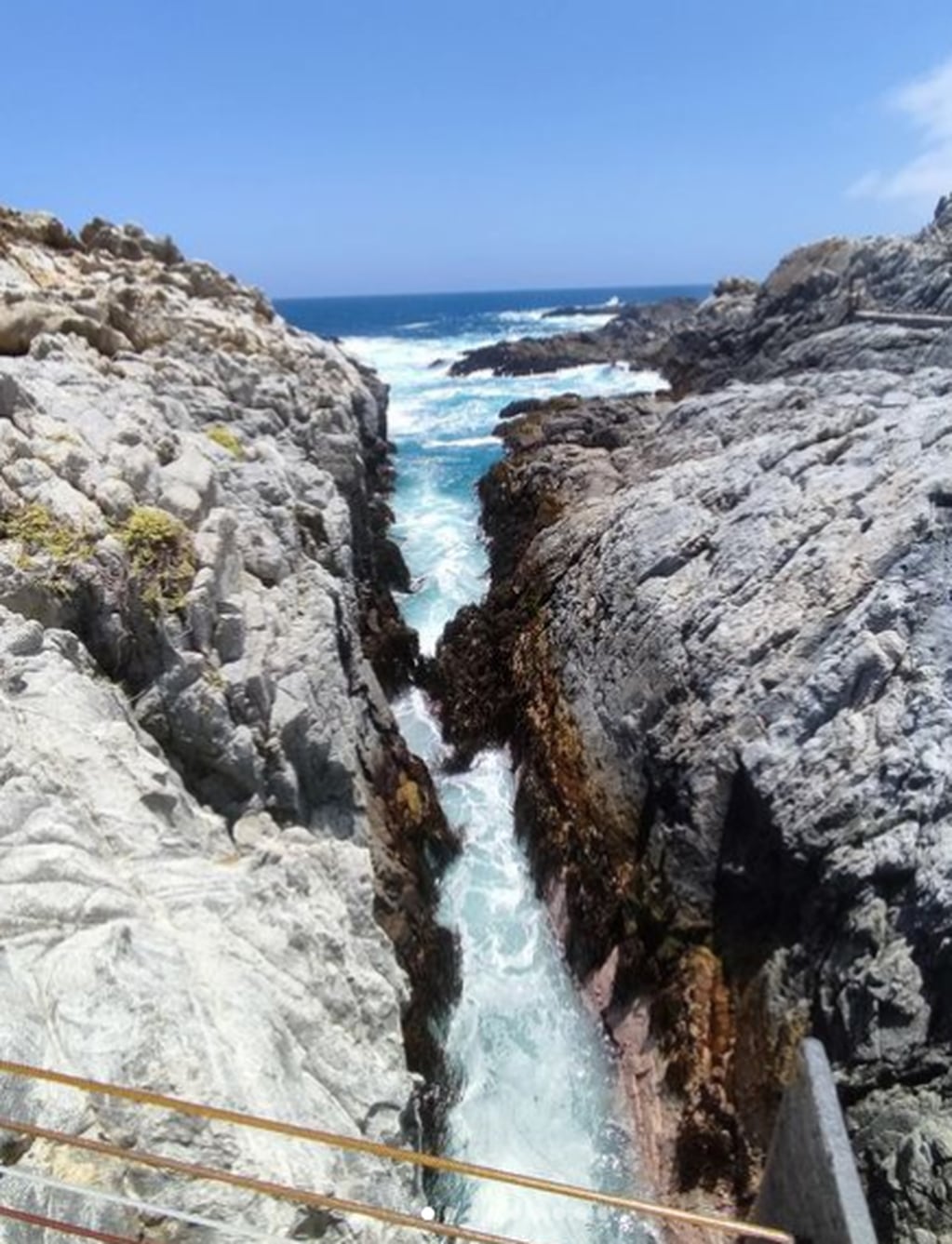 Cómo es, dónde queda y cómo llegar a Las Cujas, “el caribe chileno” ubicado a 45 kilómetros de Reñaca. Foto: Instagram @sebastianposso