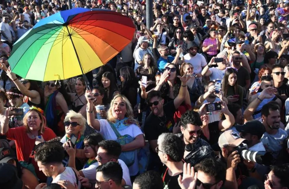 El lunes 30 de octubre comienza la semana del Orgullo. El sábado 4, se realizará una marcha en Plaza de Mayo. Foto: Télam / Camila Godoy