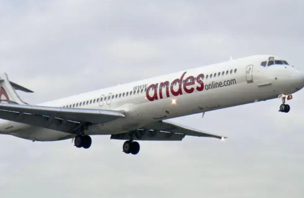 La compañía aérea Andes fue autorizada por la ANAC para volver a operar en Argentina. Foto: Pablo Luciano Potenze