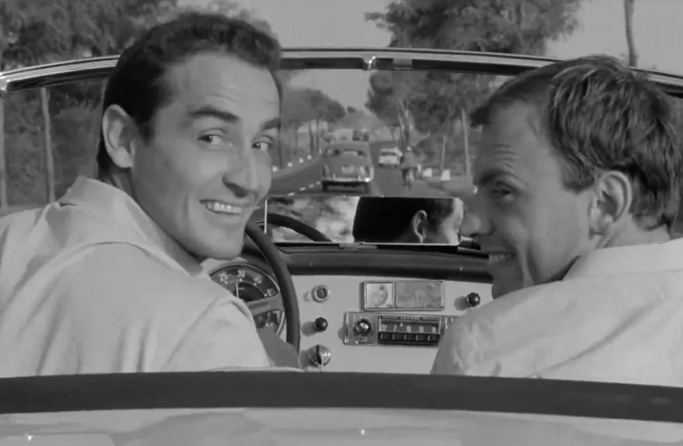 Vittorio Gassman y Jean-Louis Trintignant en "Il Sorpasso" (1962)