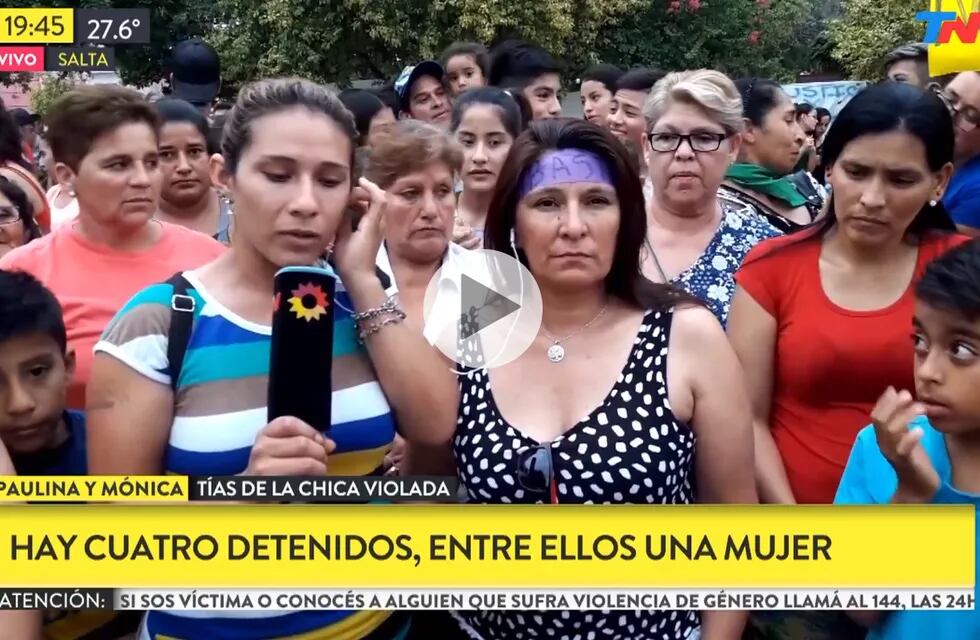 Abuso de una chica de 14 años en Salta: "No tiene reacción, sólo nos mira y llora"