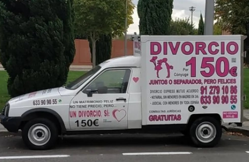 La "divorcioneta", particular servicio de divorcio express.