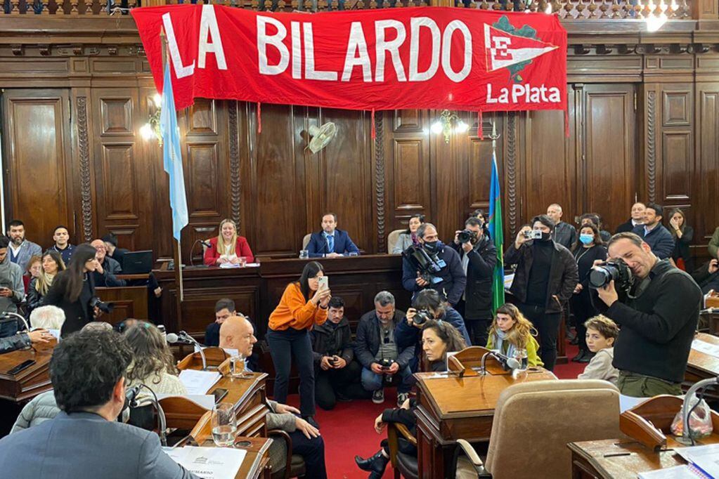 Carlos Salvador Bilardo fue declarado este jueves Ciudadano Ilustre de la Ciudad de La Plata por parte del Concejo Deliberante. / Gentileza.