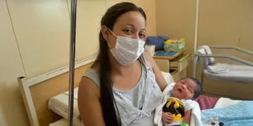 Aarón, el primer bebé de 2021 en Mendoza