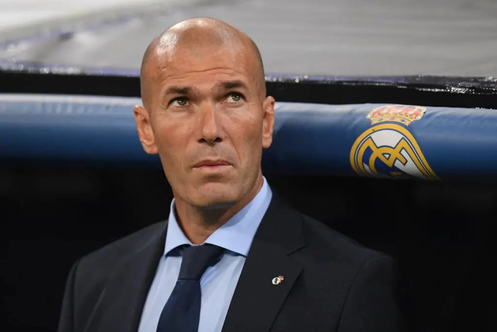 Zinedine Zidane, el conductor del poderoso Real Madrid. 