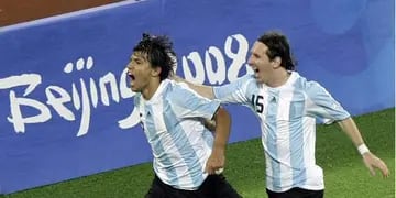 "Kun" Agüero y Lionel Messi