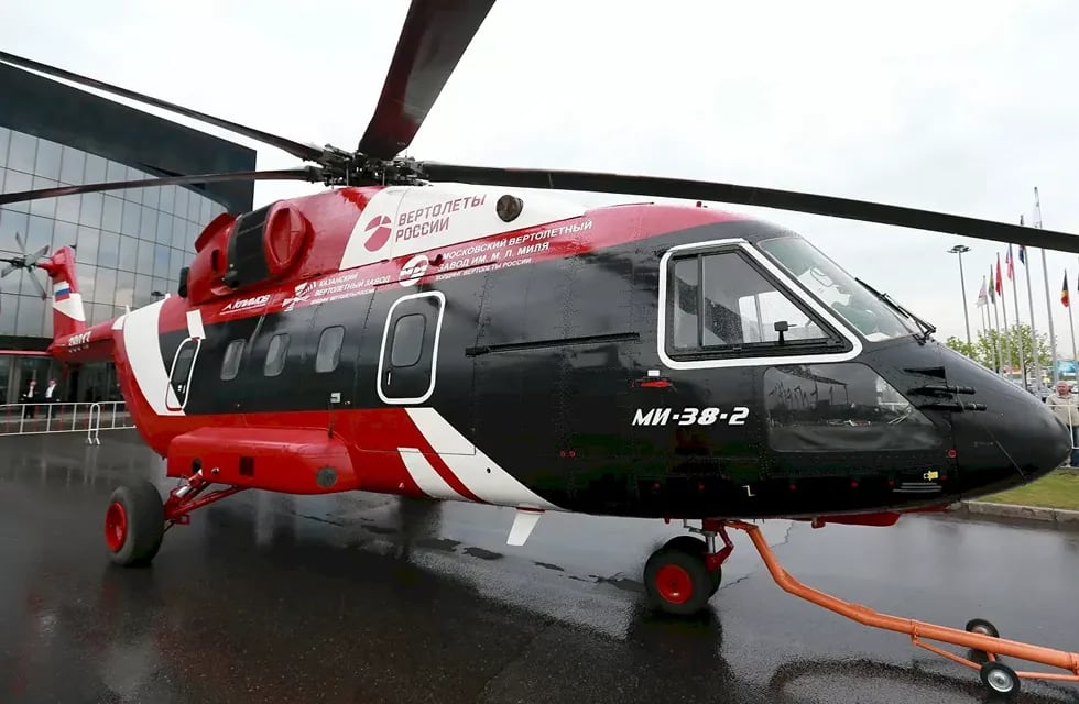 El helicóptero se estrelló en las últimas horas en la península de Kamchatka. Foto: Gentileza