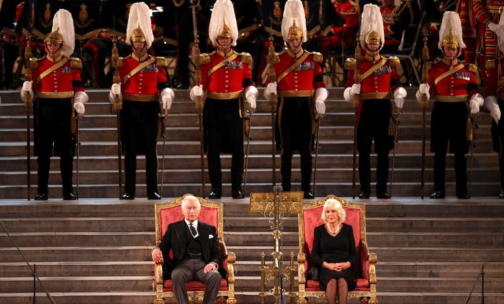 El rey Carlos III y Camilla, la reina consorte. / Foto: AP