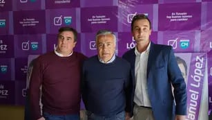 Luis López, Alfredo Cornejo y Cristian Gottardini