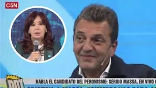 Sergio Massa terminó al borde del llanto al ver los elogios de Cristina Kirchner