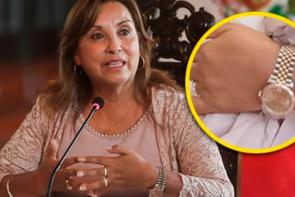 Allanaron la casa de la presidenta de Perú y el palacio de gobierno por una causa de relojes Rolex