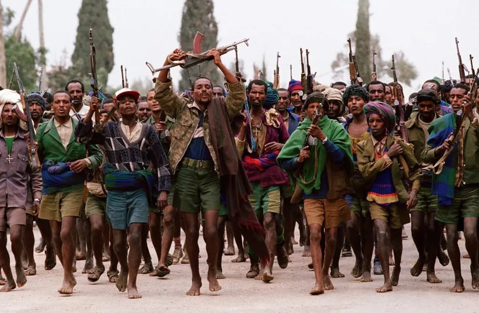 Rebeldes de Tigré, Etiopía.