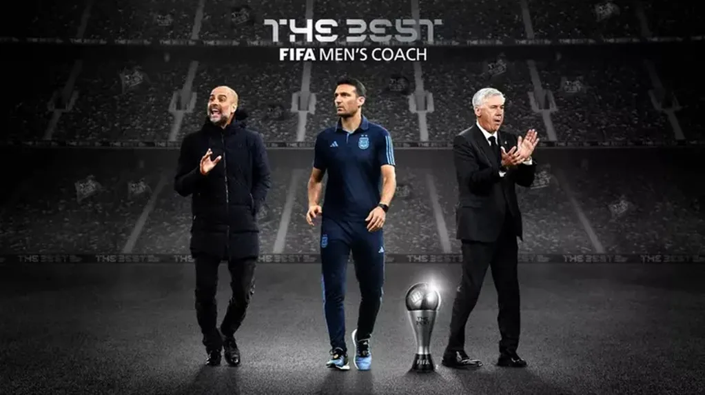 El premio The Best a mejor entrenador.