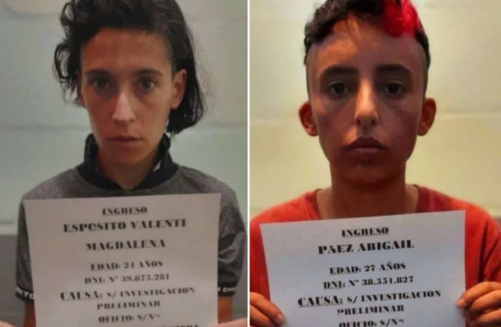 Magdalena Espósito Valenti y Abigail Páez, las mujeres acusadas de matar a golpes a Lucio Dupuy (5) - Gentileza