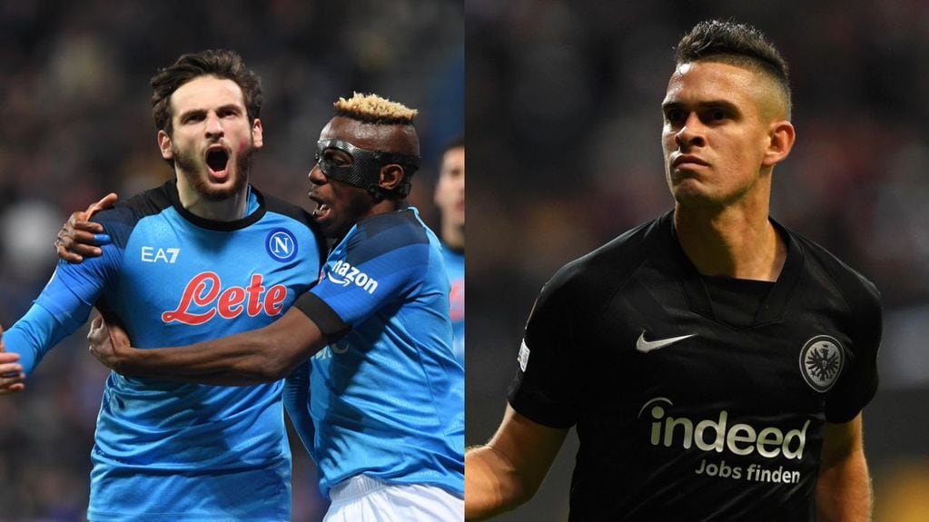 Napoli es el puntero de la liga italiana y el Frankfurt viene de ganar la Europa League la temporada pasada. 