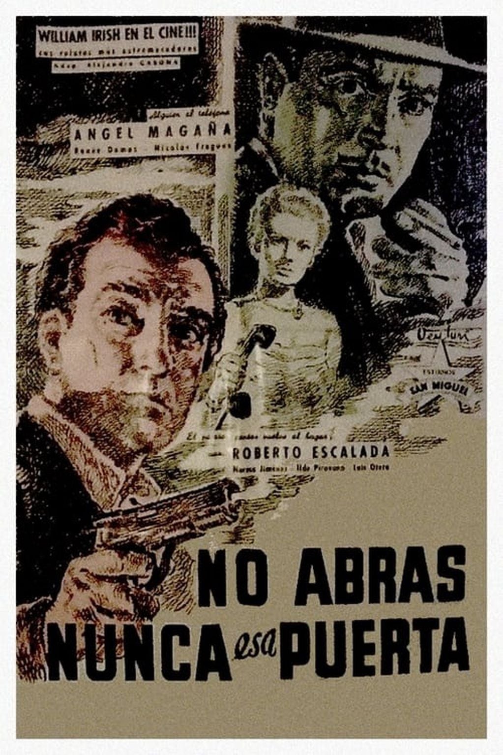 "No abras nunca esa puerta" (1952), película argentina rescatada y recomendada por el director y guionista Paul Schrader