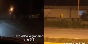 Actividad paranormal en Olavarría: filmaron a un “fantasma” en la calle y del miedo alertaron a la policía