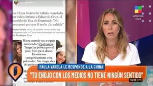 Paula Varela le respondió a la China Suárez