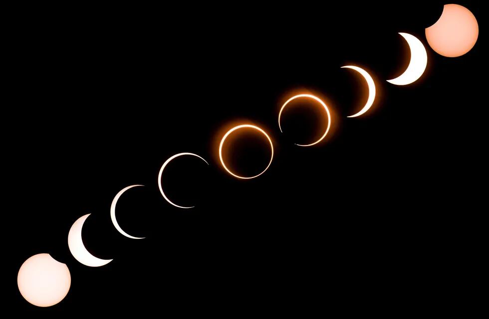 Así se vio el "Anillo de fuego”, el último e inusual eclipse solar del 2019