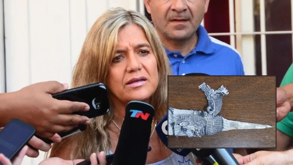 Así es la "chuza" con la que Hugo Arredondo intentó asesinar a la fiscal Claudia Ríos.