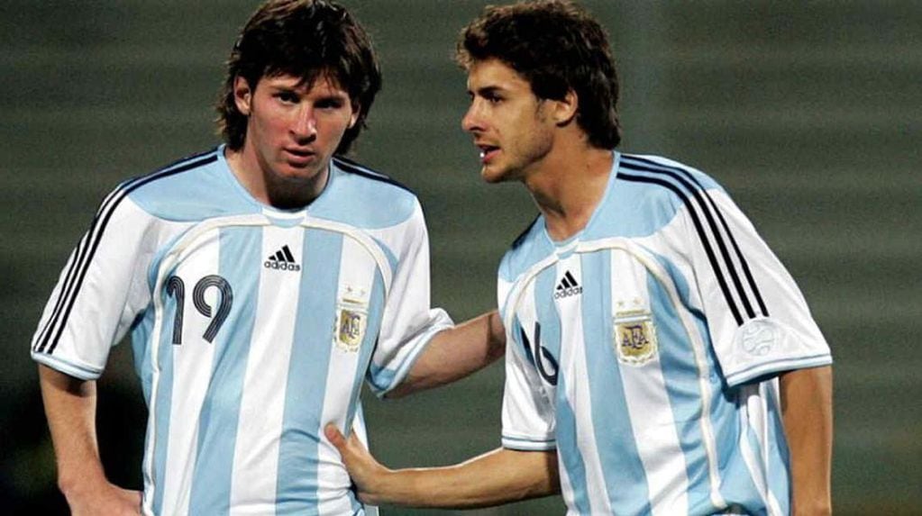 Messi y Aimar fueron compañeros en la Selección Argentina. 