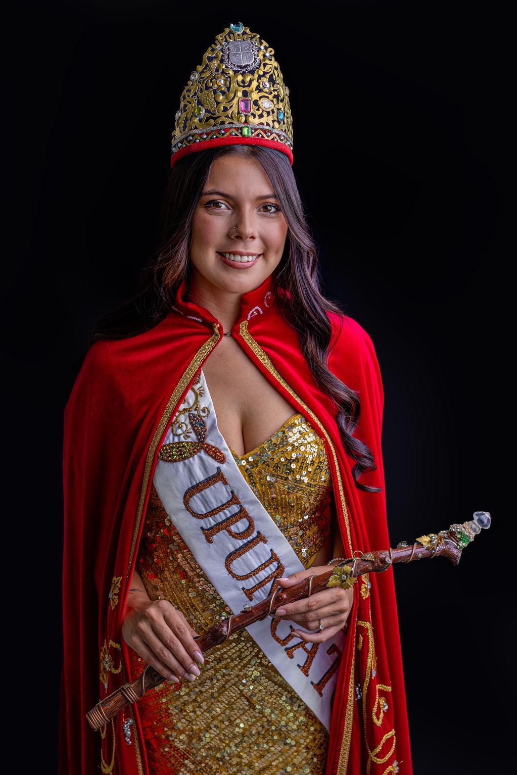 La candidata tupungatina, Valentina Ortiz, dice que le gusta el costado social del ser reina.