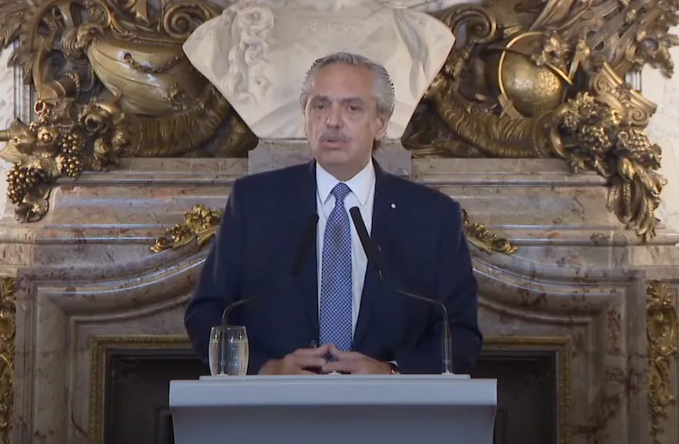 Alberto Fernández habló por cadena nacional.