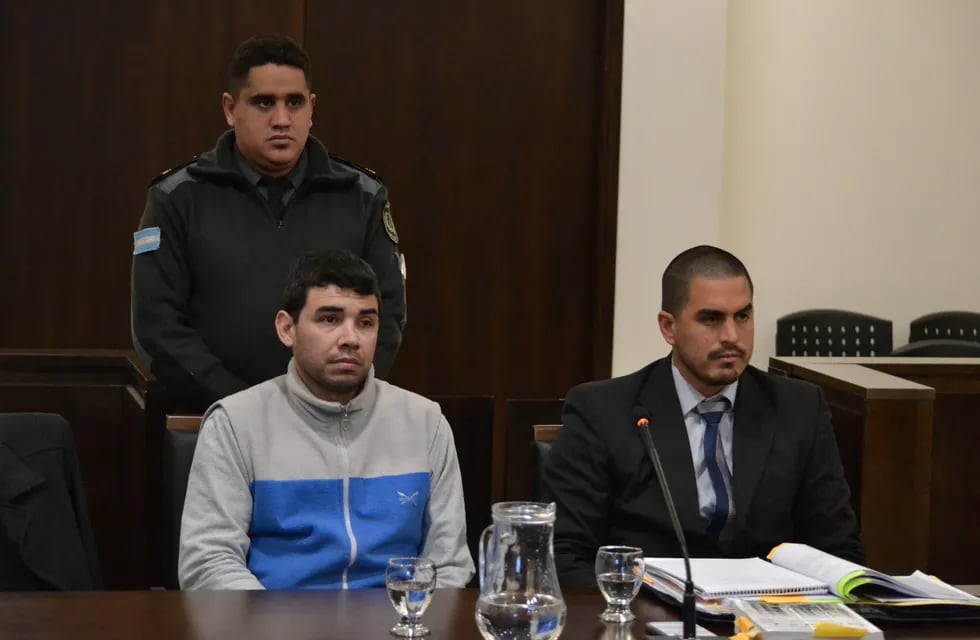 El kiosquero Gerardo Godoy fue condenado hoy por el homicidio de Esteban Palombarini . / Gentileza Prensa del Poder Judicial.