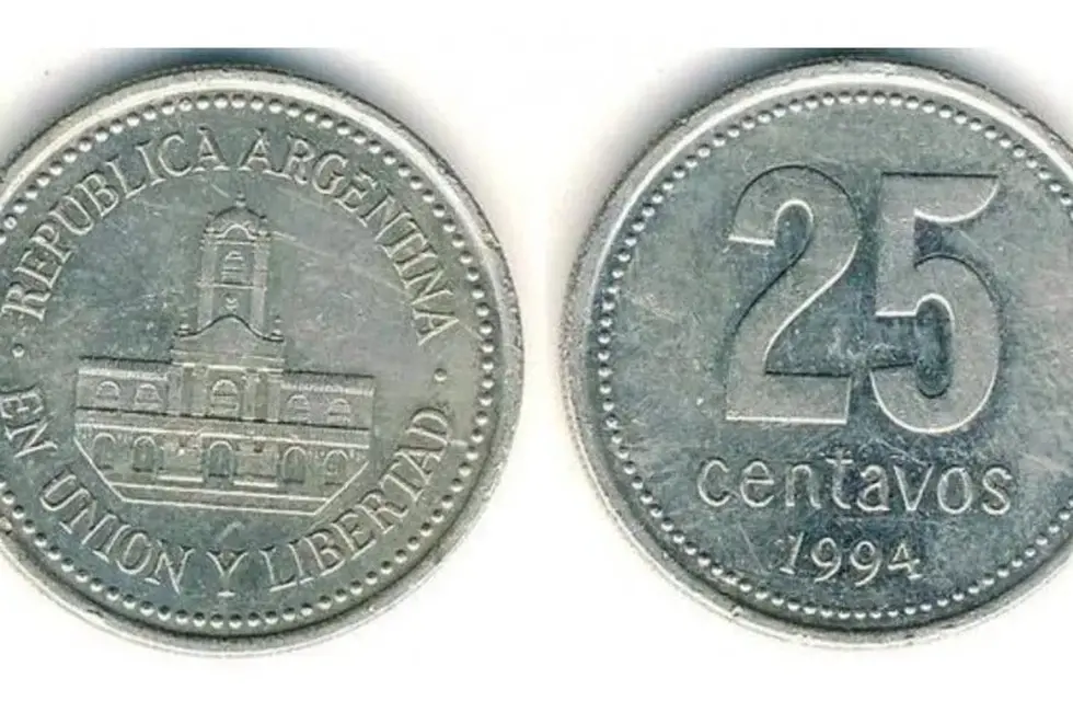 Cómo reconocer las monedas de 25 centavos que pueden valer hasta $15.000. / Foto: Gentileza