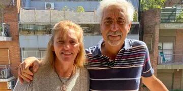Médico Focaraccio y su esposa Laura que le donó su riñon