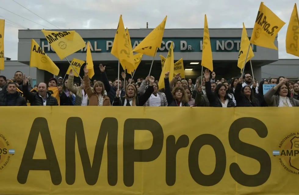 Ampros, con fuertes críticas al Gobierno. Orlando Pelichotti / Los Andes