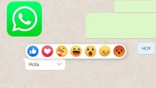 Reacciones de WhatsApp