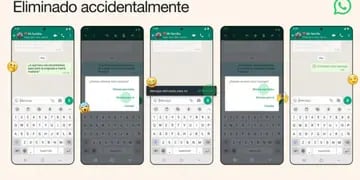 WhatsApp agregó la opción para deshacer los mensajes "eliminados para mi" y los borres para todos