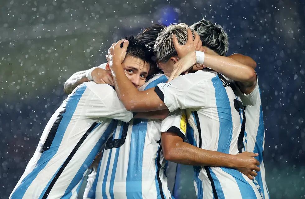 La Selección Argentina Sub 17 de Diego Placente quiere llegar a la gran final del Mundial. (Prensa AFA)