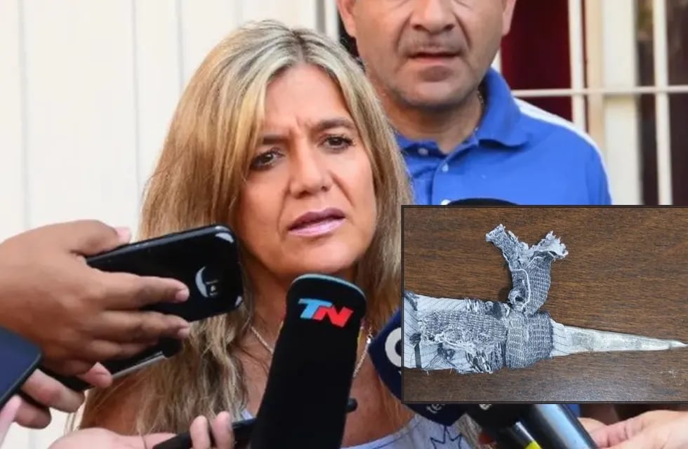 Así es la "chuza" con la que Hugo Arredondo intentó asesinar a la fiscal Claudia Ríos.