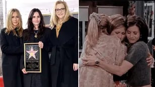 Reunión de Jennifer Aniston, Courteney Cox y Lisa Kudrow, protagonistas de "Friends"