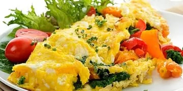 Omelette de verduras