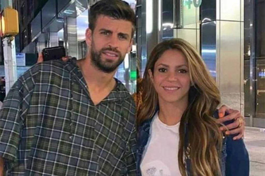 Shakira junto a Piqué antes de su separación.
