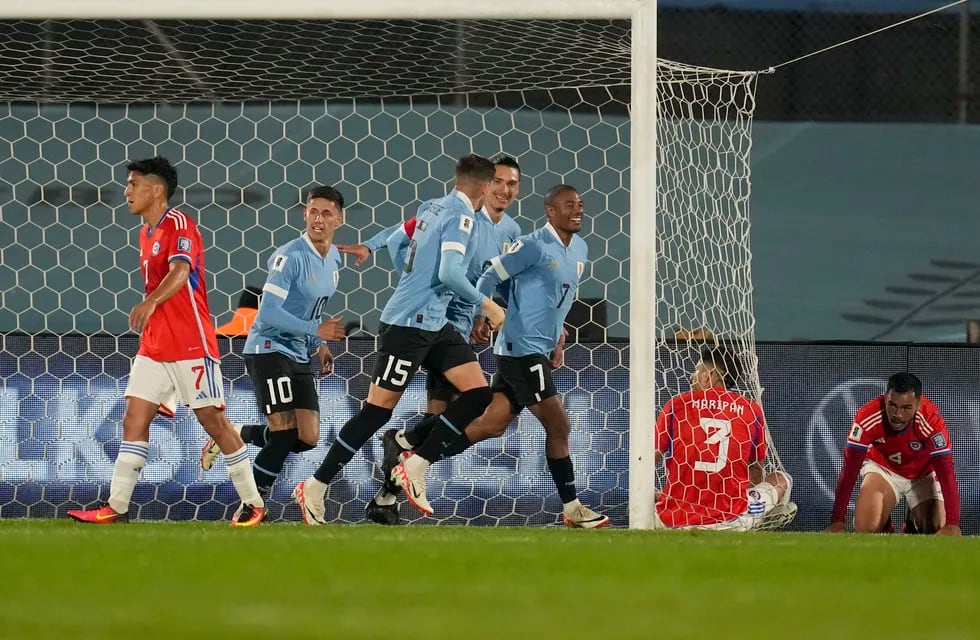 La Selección de Uruguay doblegó a su part chilena y cantó victoria por 3-1. / Gentileza.
