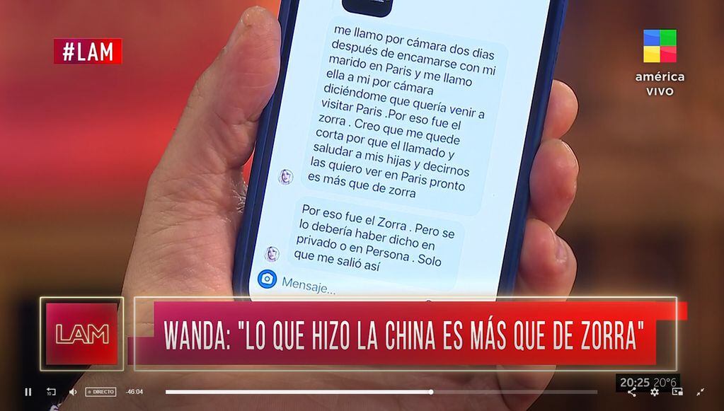 Wanda Nara hizo una revelación inesperada de la China Suárez de cuando Mauro Icardi le fue infiel.