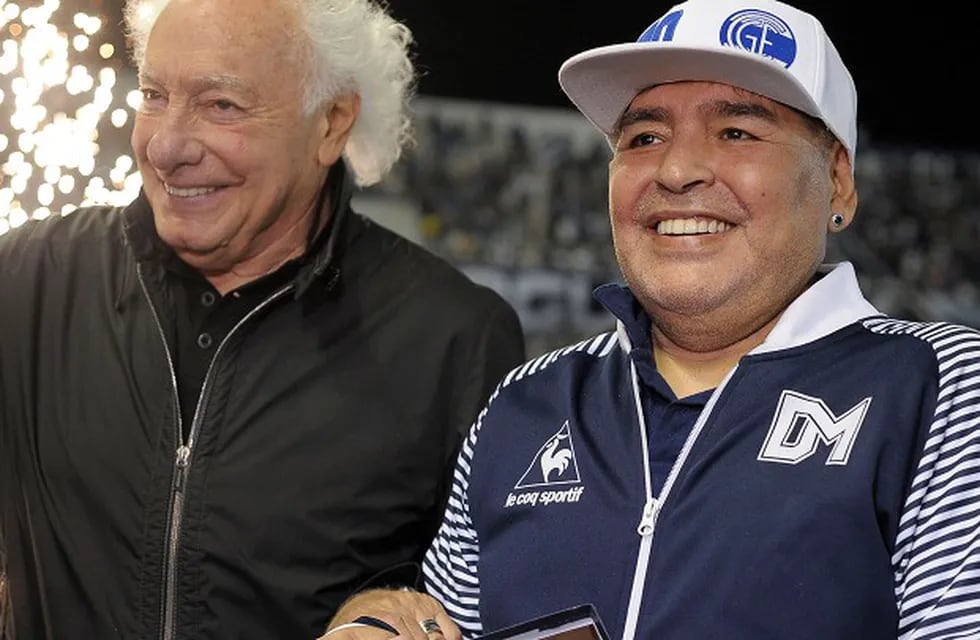 Guillermo Coppola y Diego Maradona, una amistad que vivió muchos altibajos.