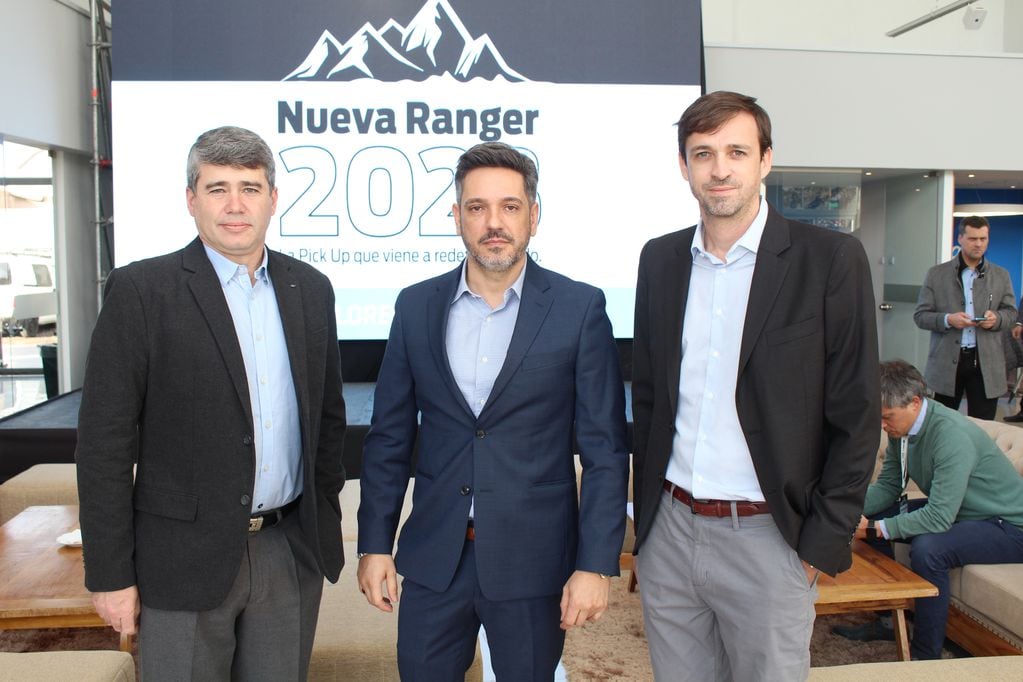 Presentación de FORD RANGER en J.C. Lorenzo.
Pablo López, Gerardo Lorenzo y Nicolás De Voto.