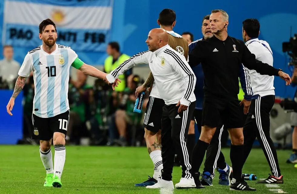 Messi, el "culpable" de la ruptura de la dupla Becaccece-Sampaoli
