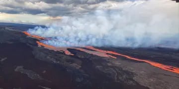 Erupción del volcán más grande del mundo
