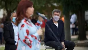 Máximo Kirchner y Cristina Fernández