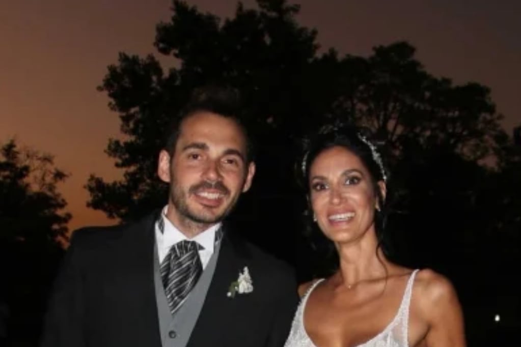 Silvina Escudero se casó con su novio Federico