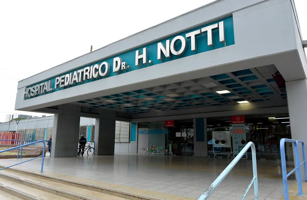 el hombre fue detenido en el Hospital Pediátrico Humberto Notti.
Foto:  Orlando Pelichotti